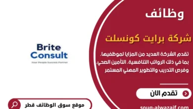 وظائف شركة برايت كونسلت في قطر
