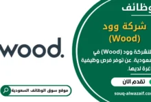 وظائف شركة وود (Wood) في السعودية