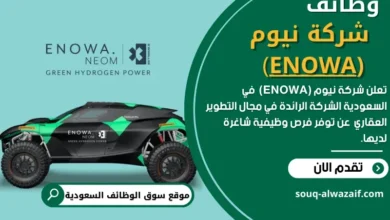 فرص عمل شاغرة في شركة نيوم (ENOWA)