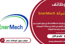 وظائف شركة EnerMech في قطر