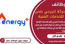 وظائف شركة إنيرجي بلس للخدمات الفنية في قطر