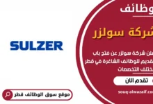 وظائف شركة سولزر في قطر