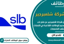وظائف شركة شلمبرجير في الامارات