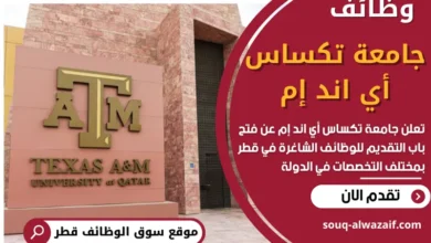 وظائف جامعة تكساس أي اند إم في قطر