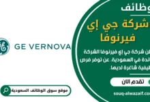 وظائف شركة جي إي فيرنوفا في السعودية