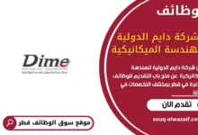 وظائف شركة دايم الدولية للهندسة الميكانيكية في قطر