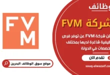 وظائف شركة FVM في البحرين