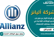 وظائف شركة أليانز في الامارات