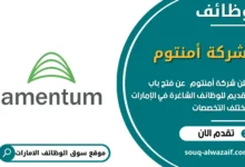 وظائف شركة أمنتوم في الامارات