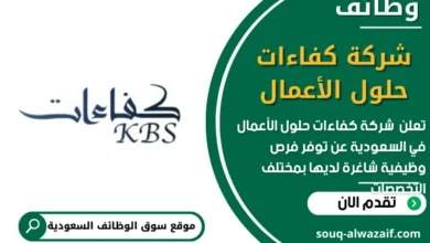 وظائف شركة كفاءات حلول الأعمال في السعودية