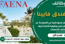 وظائف فندق فايينا في السعودية