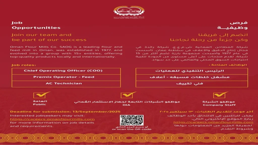 وظائف الصحف العمانية اليوم