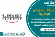 وظائف شركة السويدي اليكتريك في الامارات