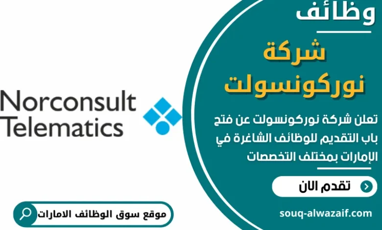 وظائف شركة نوركونسولت في الامارات