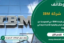 فرص عمل شركة IBM