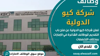 فرص عمل في شركة كيو الدولية في الامارات