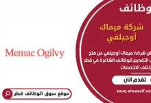 وظائف شركة ميماك أوجيلفي في قطر
