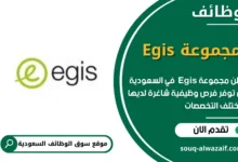وظائف مجموعة Egis في السعودية