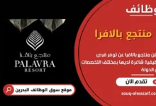 وظائف منتجع بالافرا في البحرين
