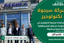 فرص عمل في شركة سيجولا تكنولوجيز في السعودية