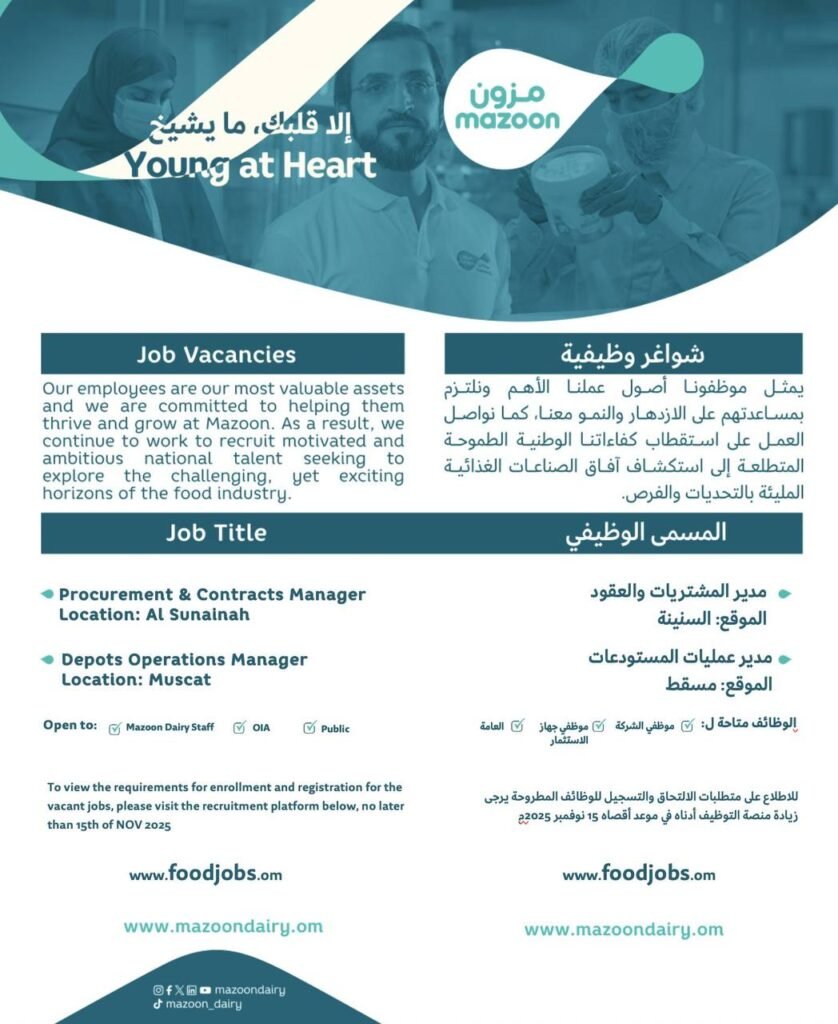 وظائف الصحف العمانية اليوم 12-11-2025 للمواطنين والاجانب