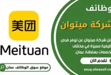 فرص عمل في شركة ميتوان في عمان