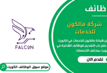 وظائف شركة فالكون للخدمات في الكويت