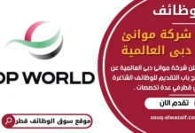 فرص عمل في شركة موانئ دبى العالمية في قطر
