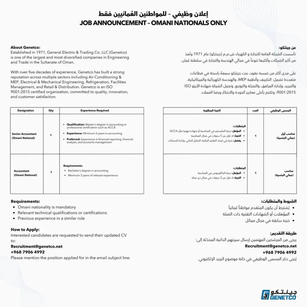 وظائف الصحف العمانية اليوم 06-05-2026 للمواطنين والاجانب