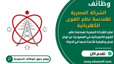 فرص عمل الشركة المصرية لهندسة نظم القوى الكهربائية