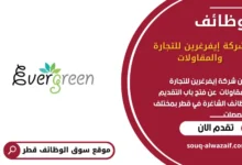 وظائف شركة إيفرغرين للتجارة والمقاولات في قطر