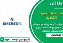 وظائف شركة إيمرسون إلكتريك في الكويت
