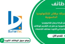 وظائف شركة برهان للتكنولوجيا الحاسوبية في الكويت