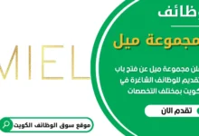 فرص عمل شاغرة في مجموعة ميل في الكويت