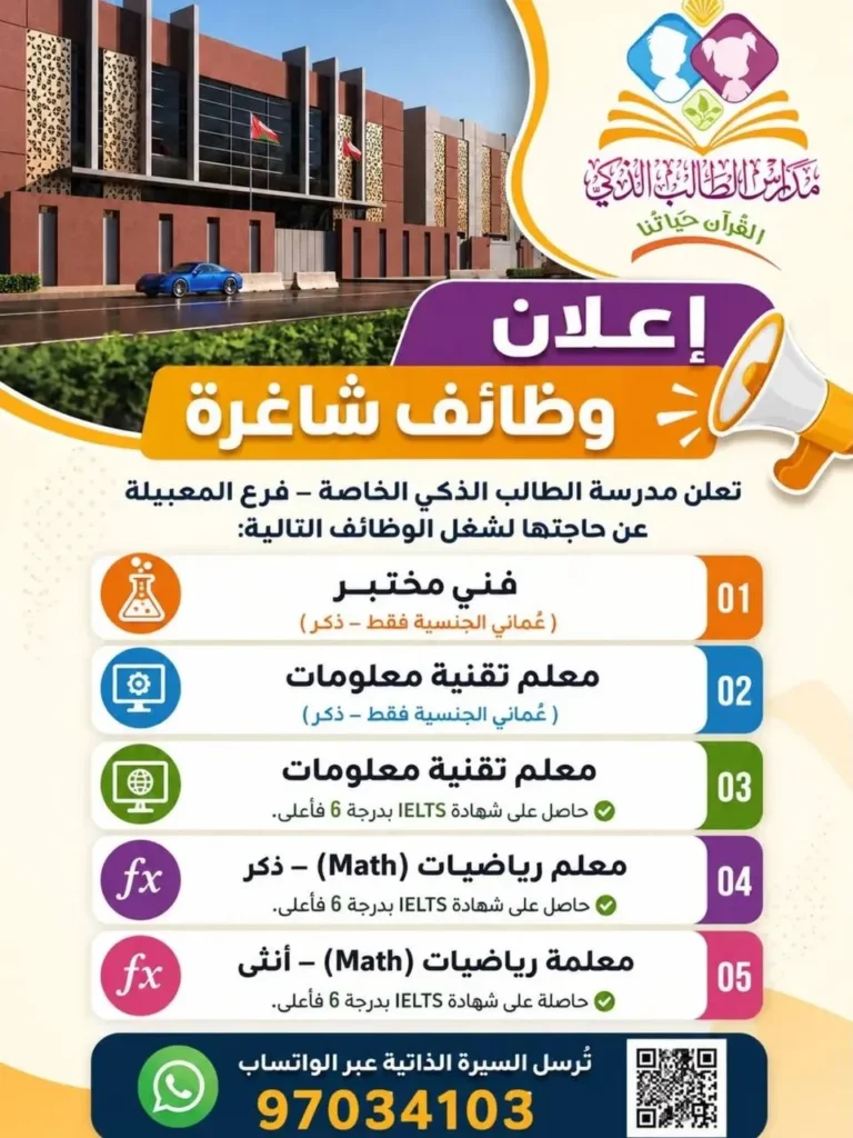 وظائف الصحف العمانية اليوم 12-06-2026 للمواطنين والاجانب