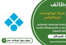 وظائف شركة نوركونسلت تيليماتيكس في عمان