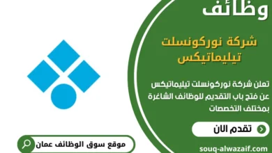 وظائف شركة نوركونسلت تيليماتيكس في عمان