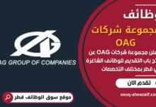 فرص عمل في مجموعة شركات OAG في قطر