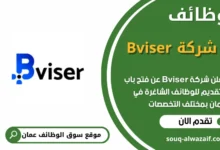 فرص عمل مميزة في شركة Bviser في عمان