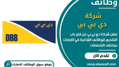 فرص عمل شركة دي بي بي في الامارات