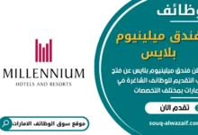 فرص عمل فندق ميلينيوم بلايس في الامارات
