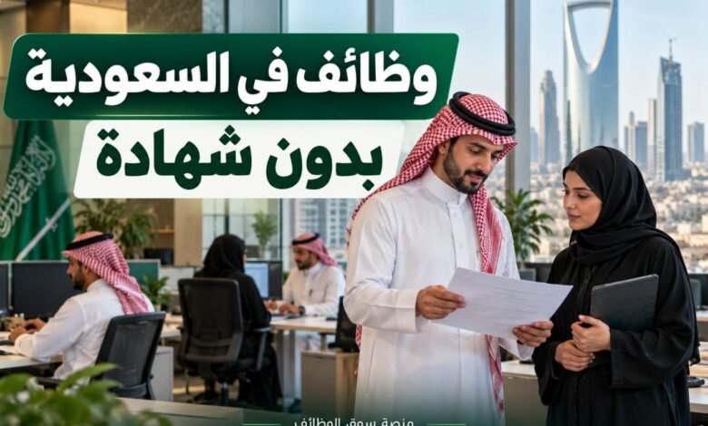 وظائف في السعودية بدون شهادة اليوم بتاريخ 30-09-2026