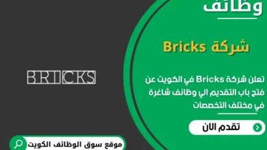 وظاائف شركة Bricks في الكويت